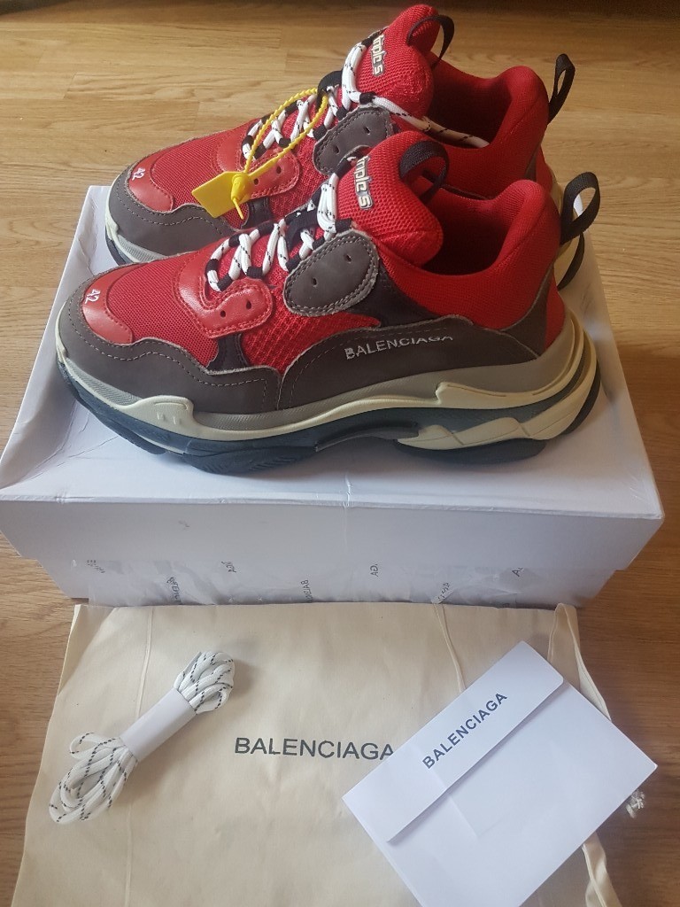 Buy Balenciaga Neon Pink Knit Fabric Speed Trainer